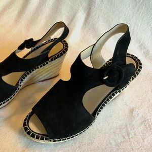 Marc Fisher Black Sandals Size 9